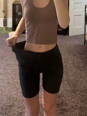 Amazon Dark Green Biker Shorts